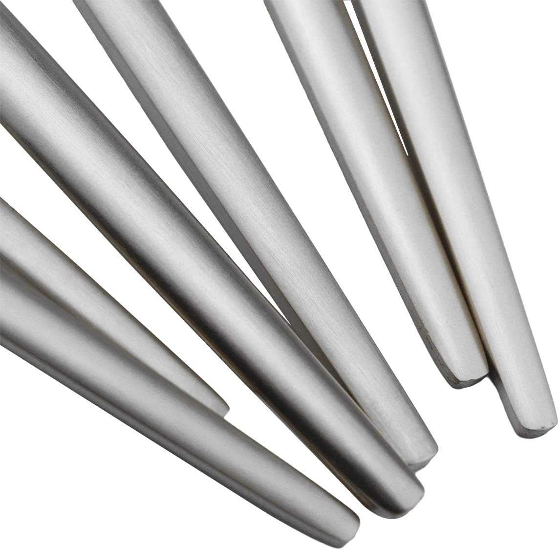 Juego de cubiertos mate moderno de 60 piezas, acero inoxidable 304, elegantes utensilios de cocina para 12, incluye cuchillos, cucharas y tenedores,