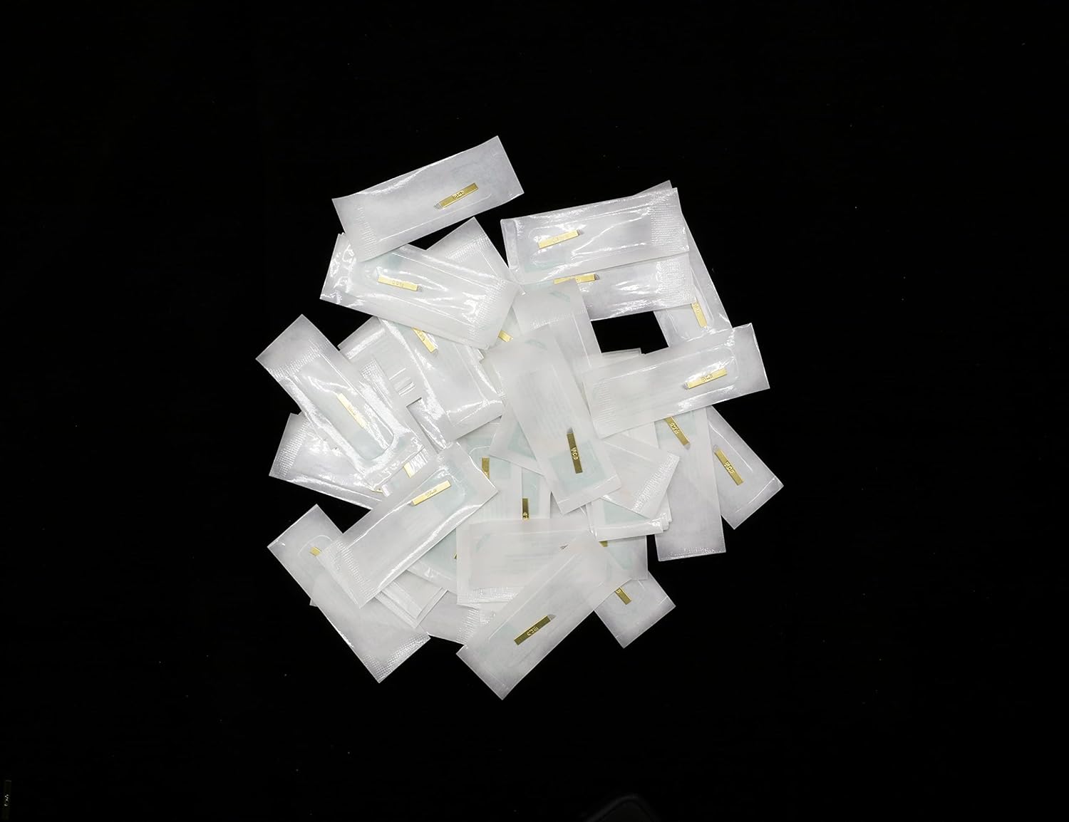 50 piezas desechables para cejas, pluma de microblading, microblade de cejas, PCD 14Pin forma manual Microblading herramienta (0.010 in-14P)