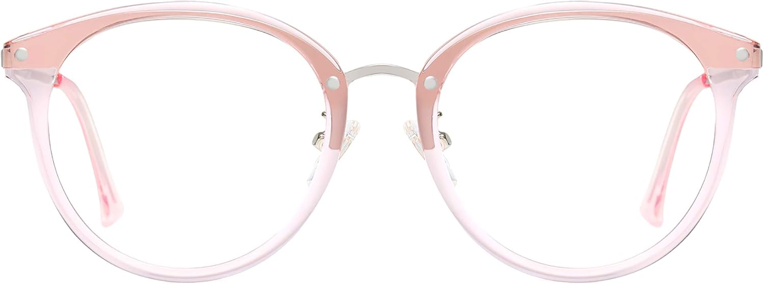 SOJOS Retro redondo TR90 luz azul gafas de lectura mujeres hombres lectores computadora gafas marco SJ9001