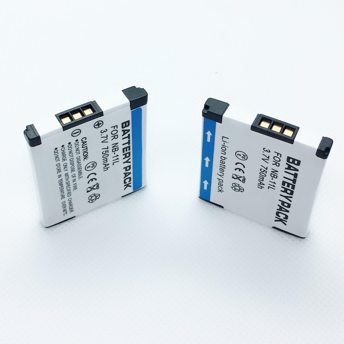 Paquete de 2 baterías recargables de iones de litio Canon NB-11L, NB-11LH