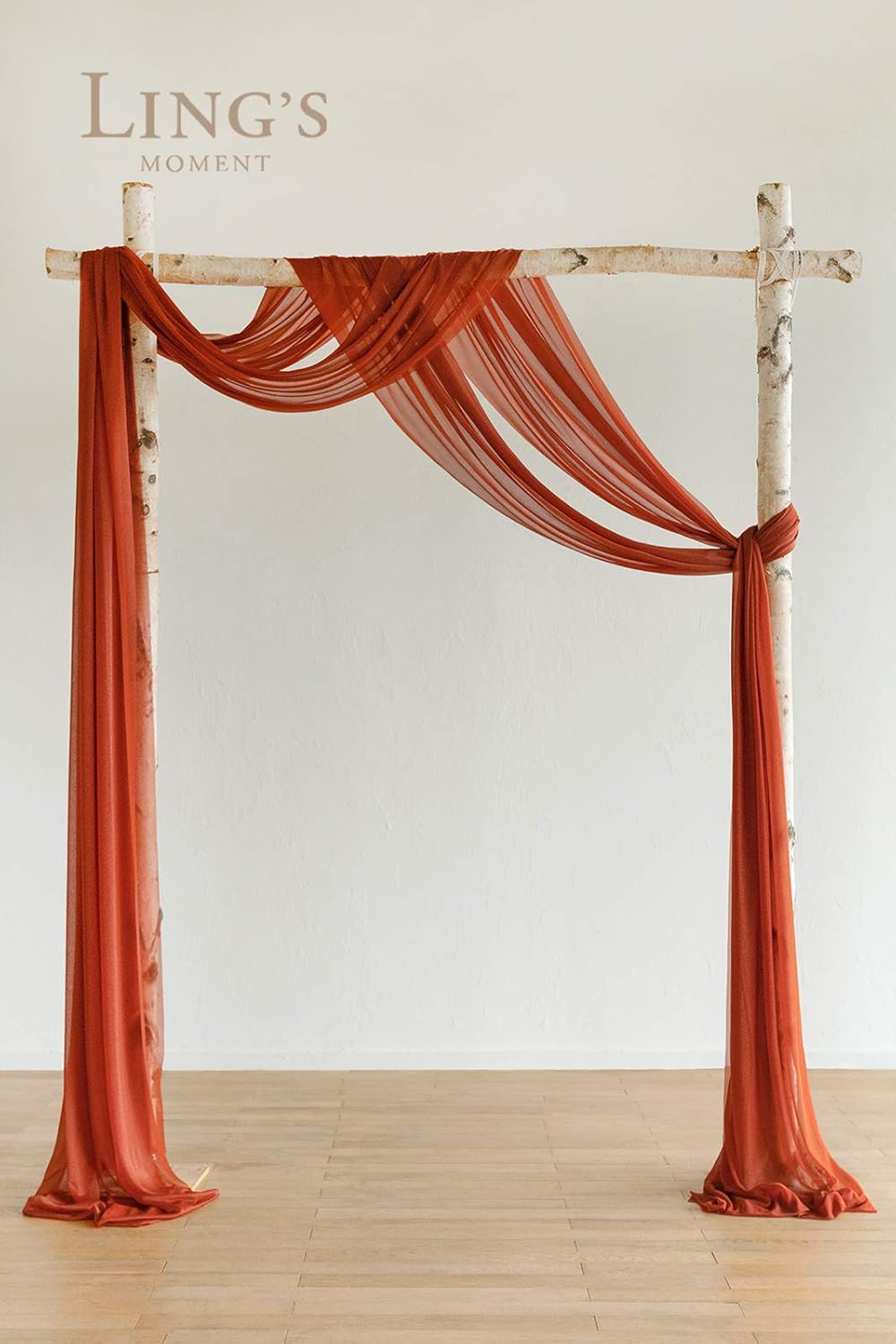 Ling’s moment – Cortinas de arco para decoración de ceremonia y recepción de boda