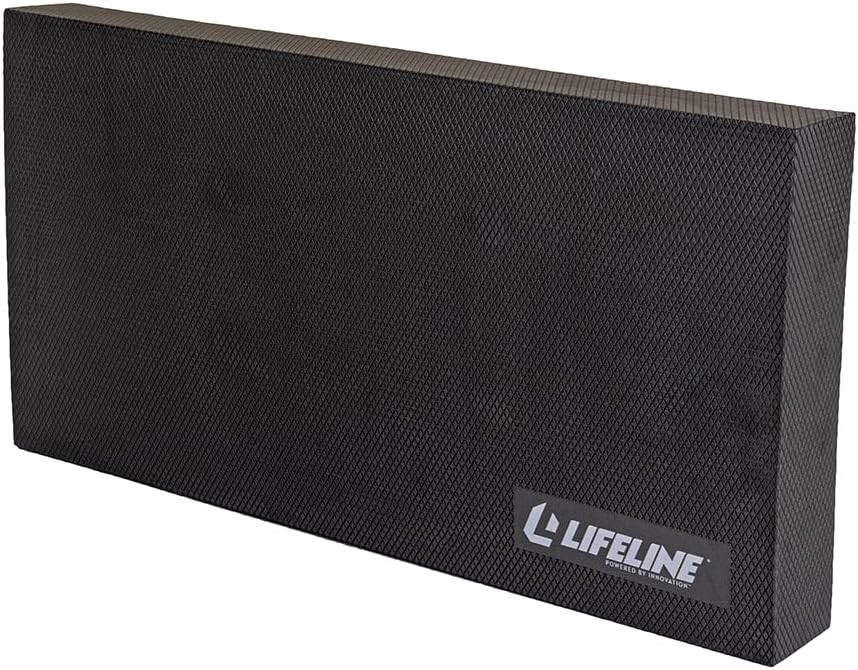 Lifeline Tabla de equilibrio de fitness, equipo de ejercicio para gimnasio en casa, alfombrilla de entrenamiento, alfombrilla de rodillas para