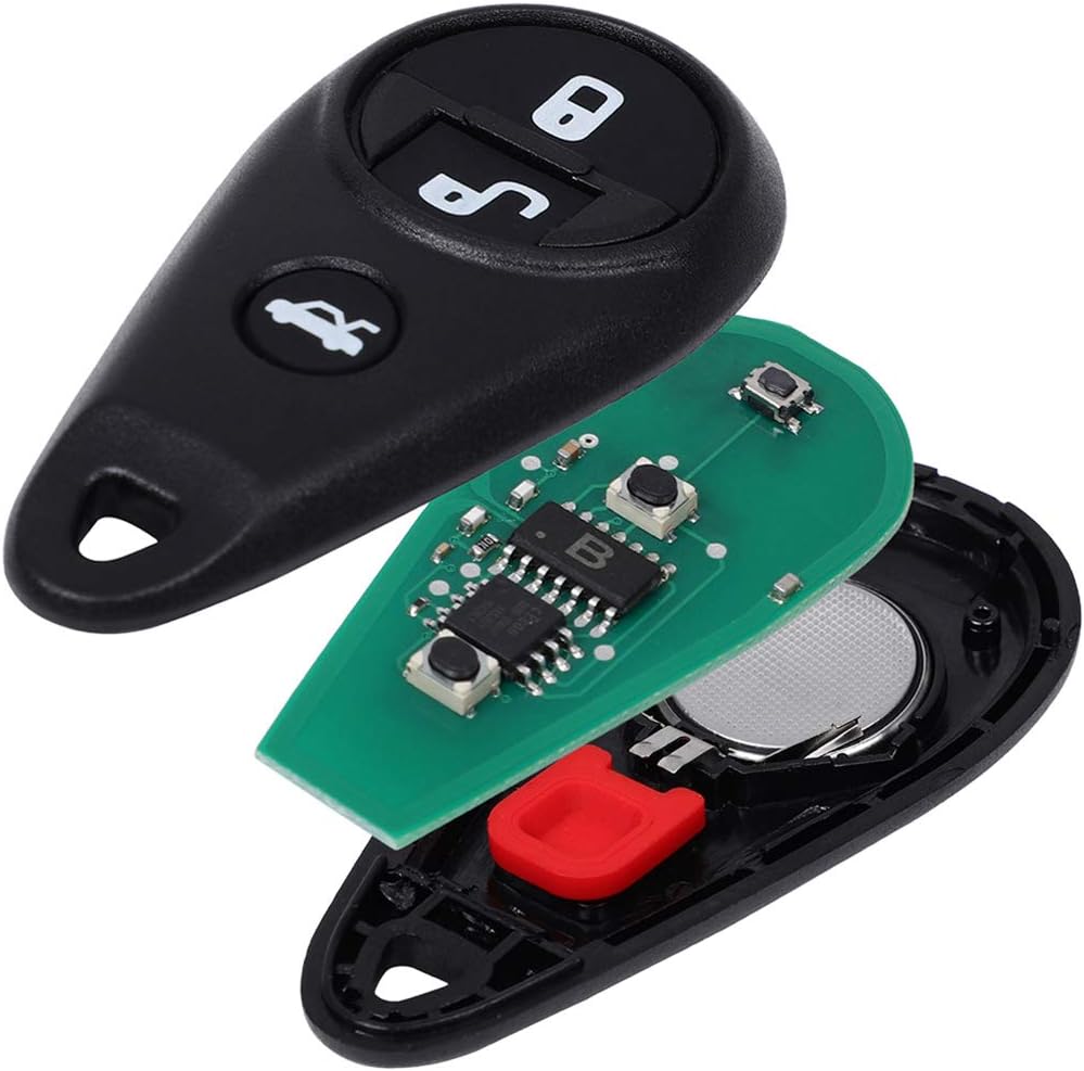 2 llaveros remotos compatibles para Subaru Forester Impreza Tribeca B9 Tribeca Legacy Outback FCC 3495A-WB1U711 88036SC030 NHVWB1U711 entrada sin