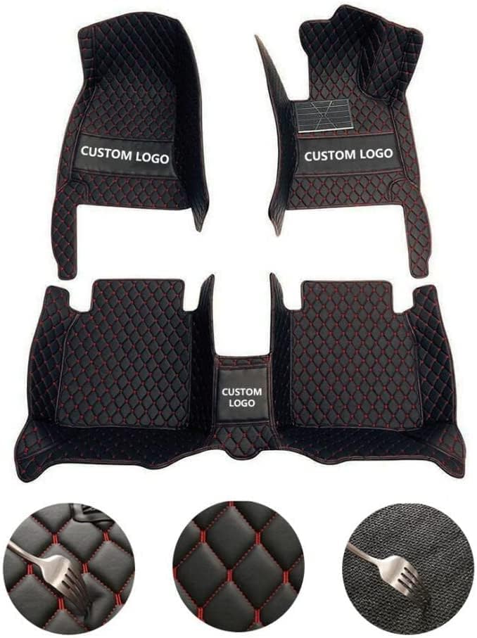 Tapetes personalizados de cuero artificial para automóvil, impermeables, antideslizantes, adecuados para automóviles, SUV, camiones, protegen el