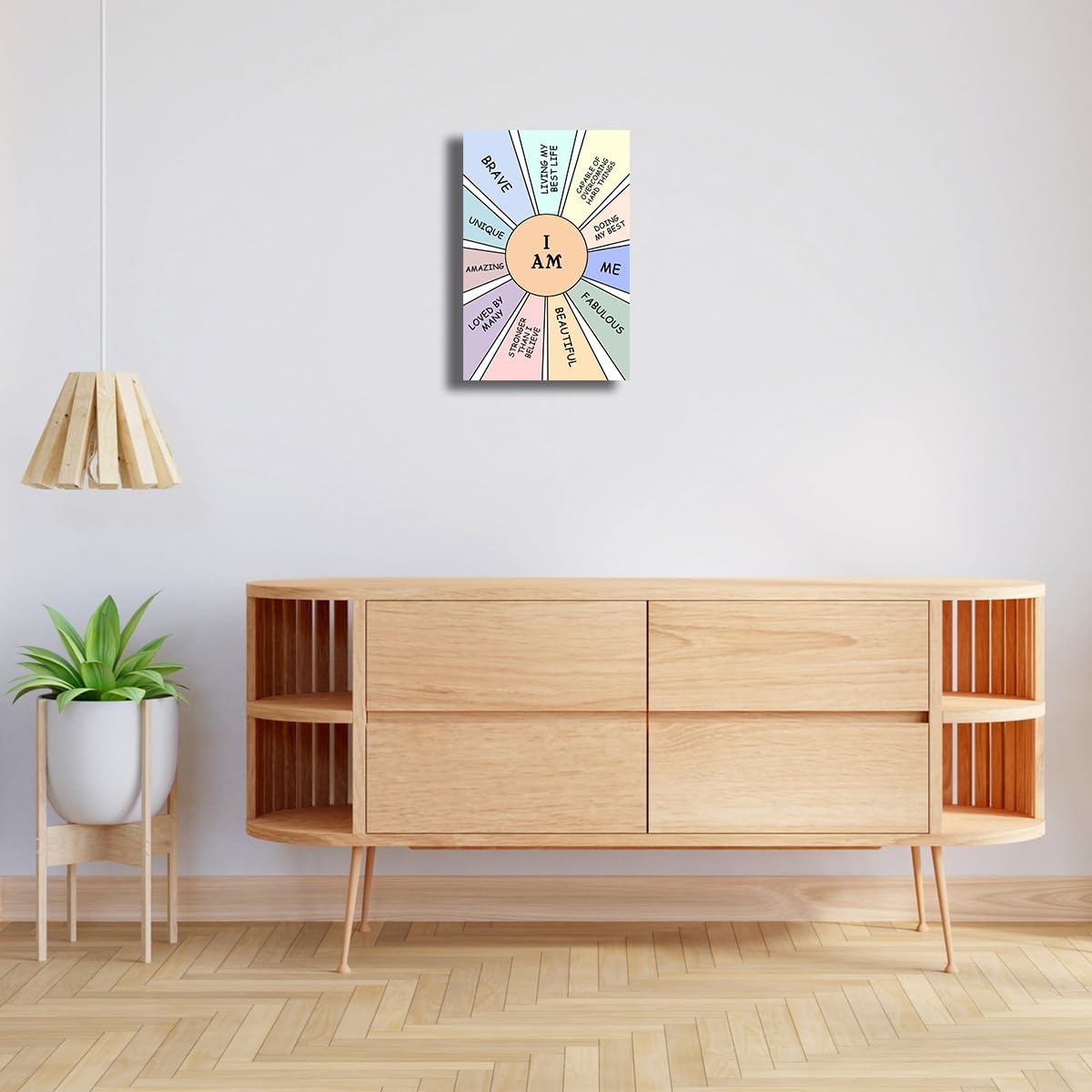 Pósteres educativos enmarcados con mentalidad de crecimiento, arte de pared vintage de salud mental, póster de afirmación positiva, lienzo con citas
