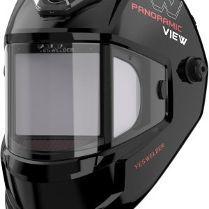 YESWELDER Casco de soldadura con oscurecimiento automático, visión grande, color verdadero, 6 sensores de arco, iluminación LED y carga tipo C YESWELDER Casco de soldadura con oscurecimiento automático, visión grande, color verdadero, 6 sensores de arco, iluminación LED y carga tipo C
