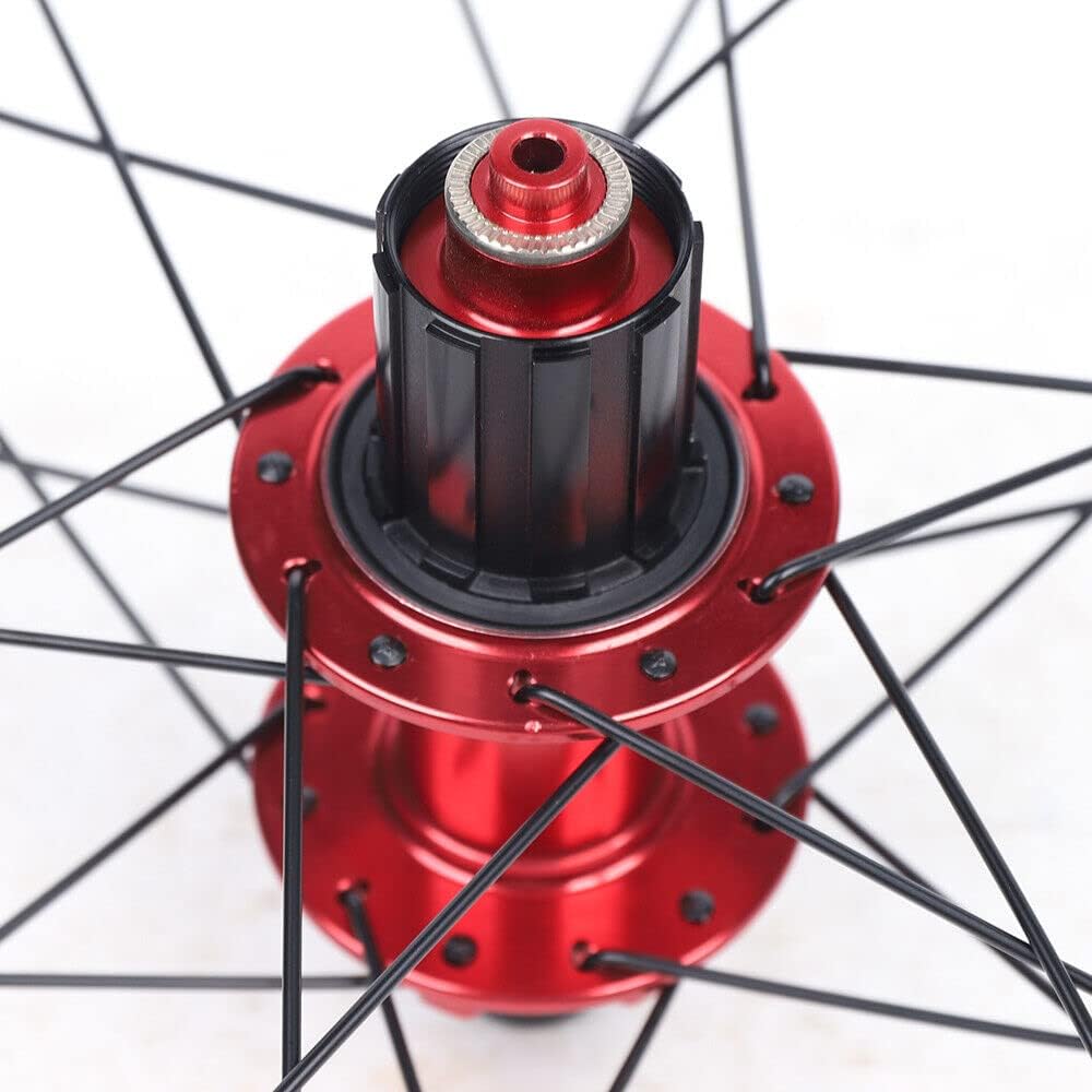 Juego de ruedas MTB de 27.5 pulgadas, disco de bicicleta MTB delantero y trasero, cubo de 891011 velocidades, 120 anillos, adecuado para ruedas de