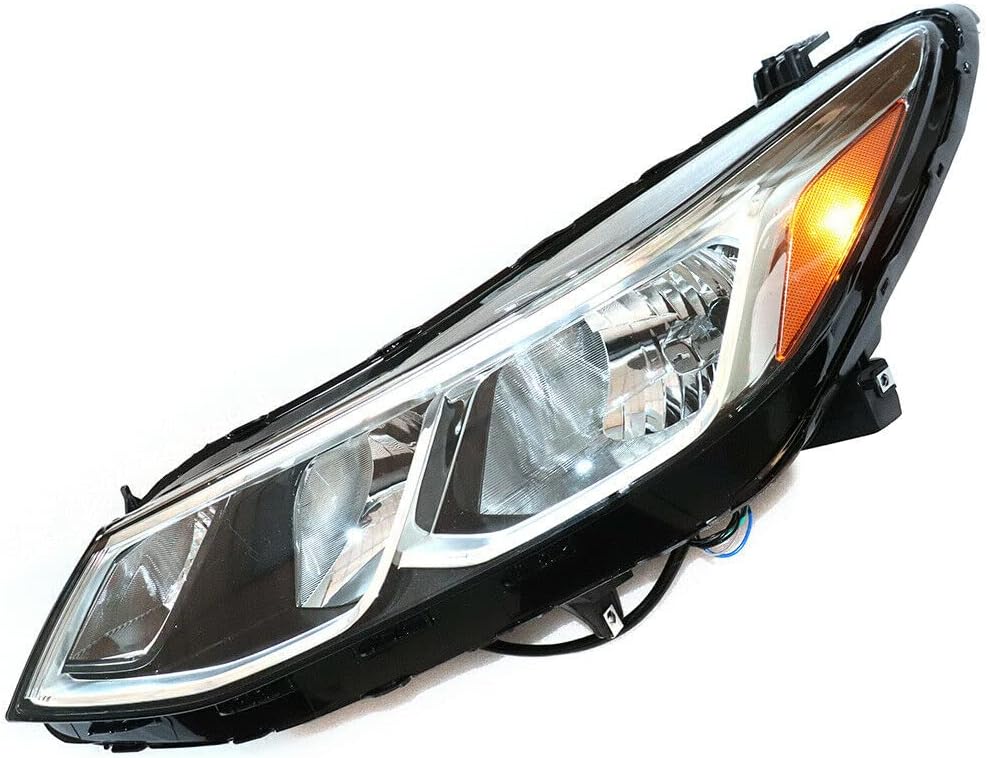 Faros delanteros halógenos, faros delanteros izquierdos, para conductor, Sid, compatible con Chevy Cruze 2016 2017 2018 2019
