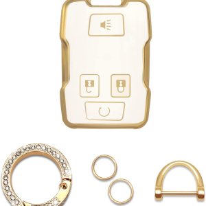 Funda para llavero de TPU suave, protector para llave de automóvil para accesorios compatibles con Chevy Chevrolet Colorado Silverado Silverado Funda para llavero de TPU suave, protector para llave de automóvil para accesorios compatibles con Chevy Chevrolet Colorado Silverado Silverado