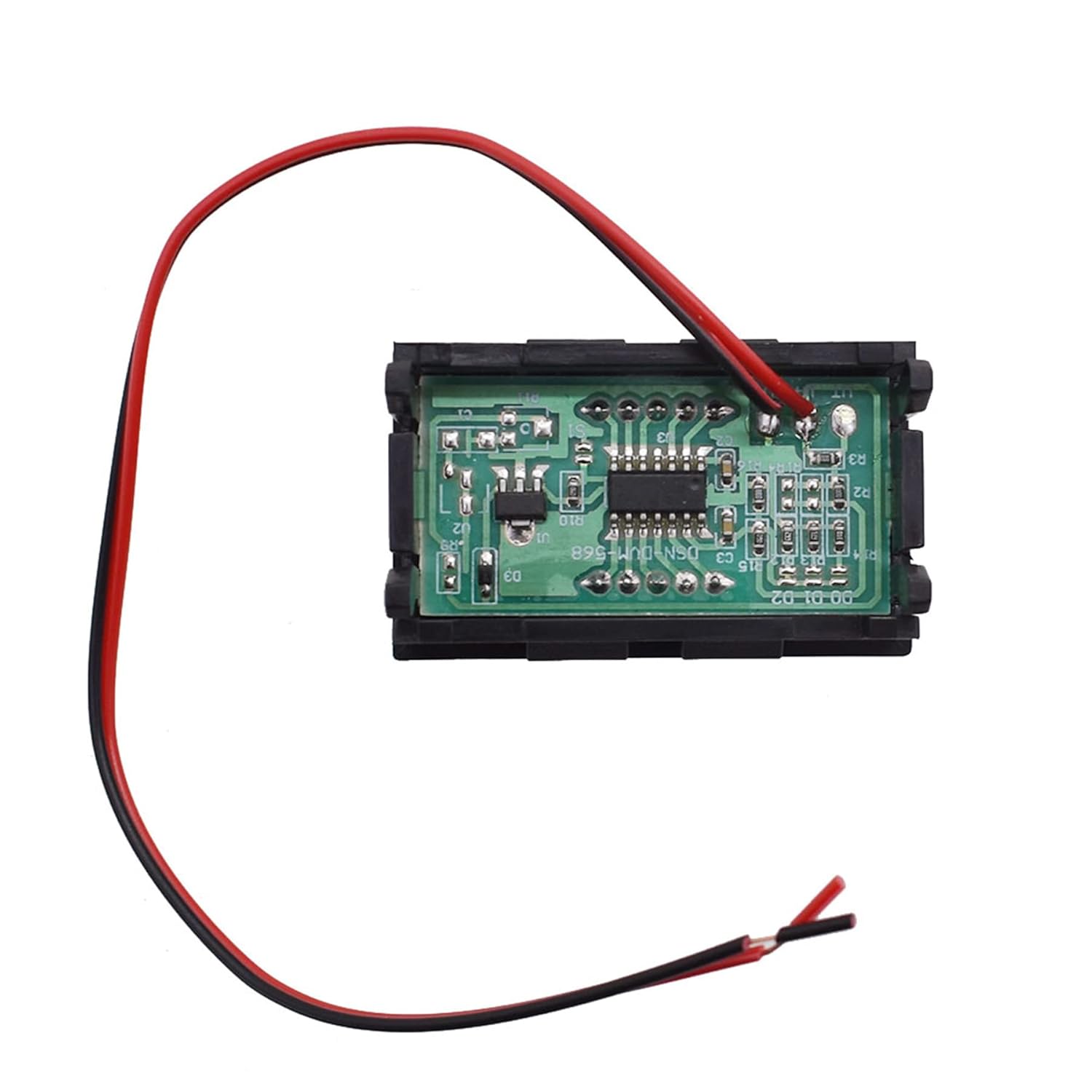 DC 0-30V 3-Digital Display Medidor de Voltaje 3pcs Voltímetro Panel Motocicleta