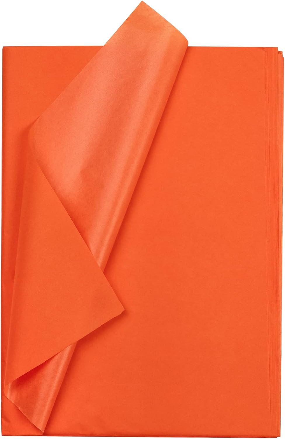 RUSPEPA Papel de seda para envolver regalos, papel de seda naranja para envoltura de regalo, manualidades de arte, bricolaje, bolsas de paquete,