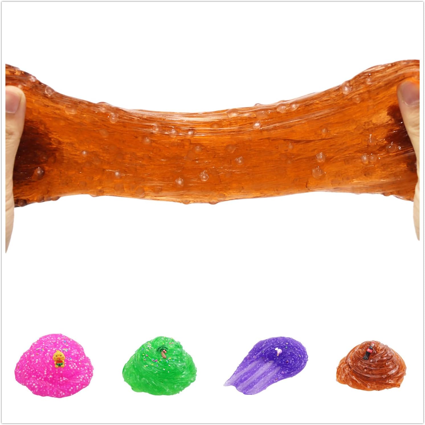 Paquete de 6 limos crujientes de limmer, kit de limo de unicornio para niñas, súper suave y antiadherente, regalos de cumpleaños, regalos de fiesta