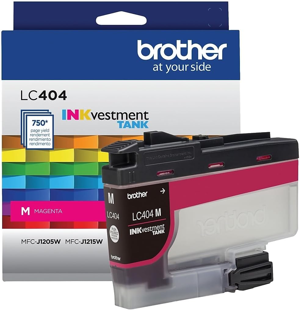 Brother Cartucho de tinta original LC404M Magenta INKvestment Tank