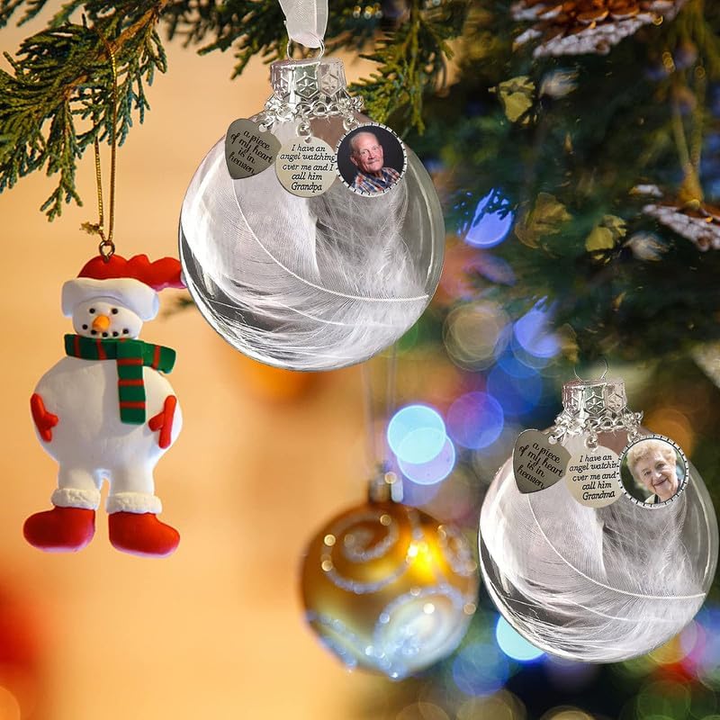 Adornos conmemorativos para la pérdida de la hermana, regalo de condolencias por la pérdida de un ser querido, adornos conmemorativos de Navidad,