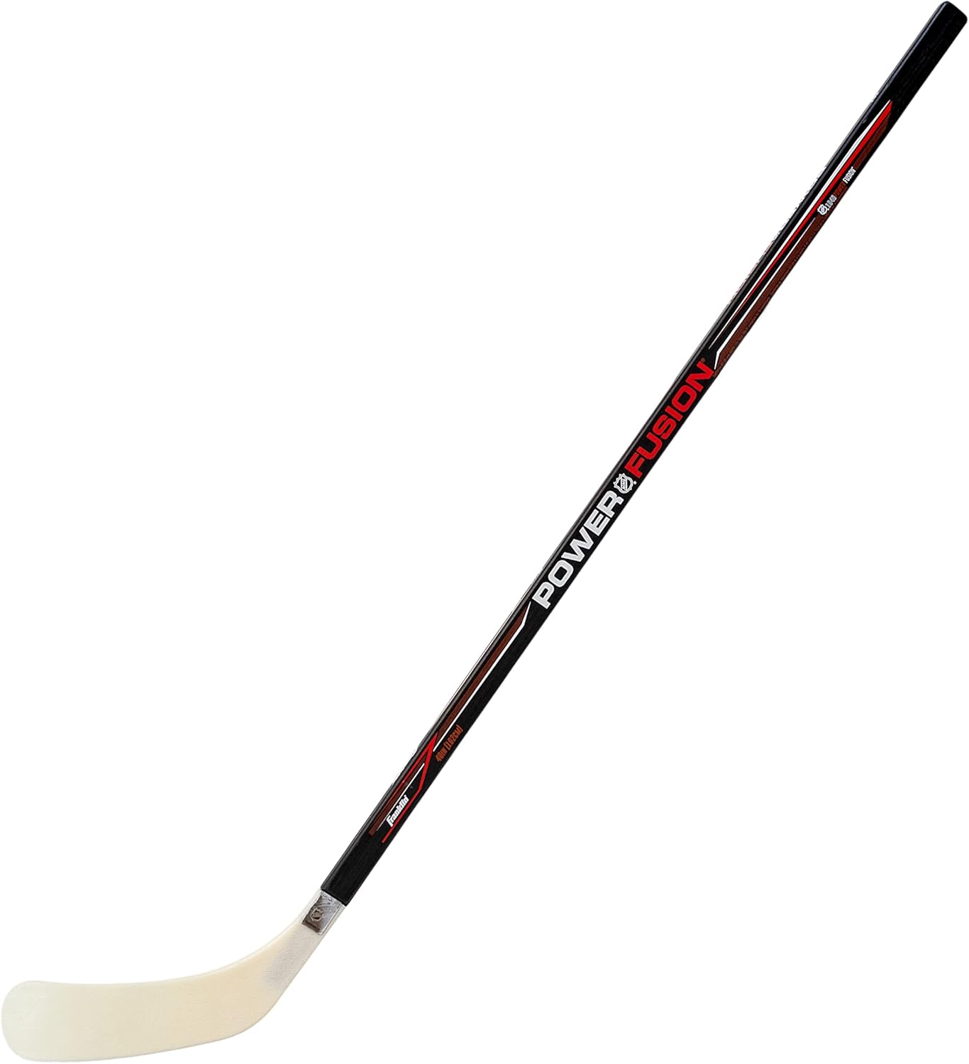 Franklin Sports Palos de hockey callejero – Palo de hockey callejero juvenil – Eje de madera y fibra de vidrio – Hoja de ABS