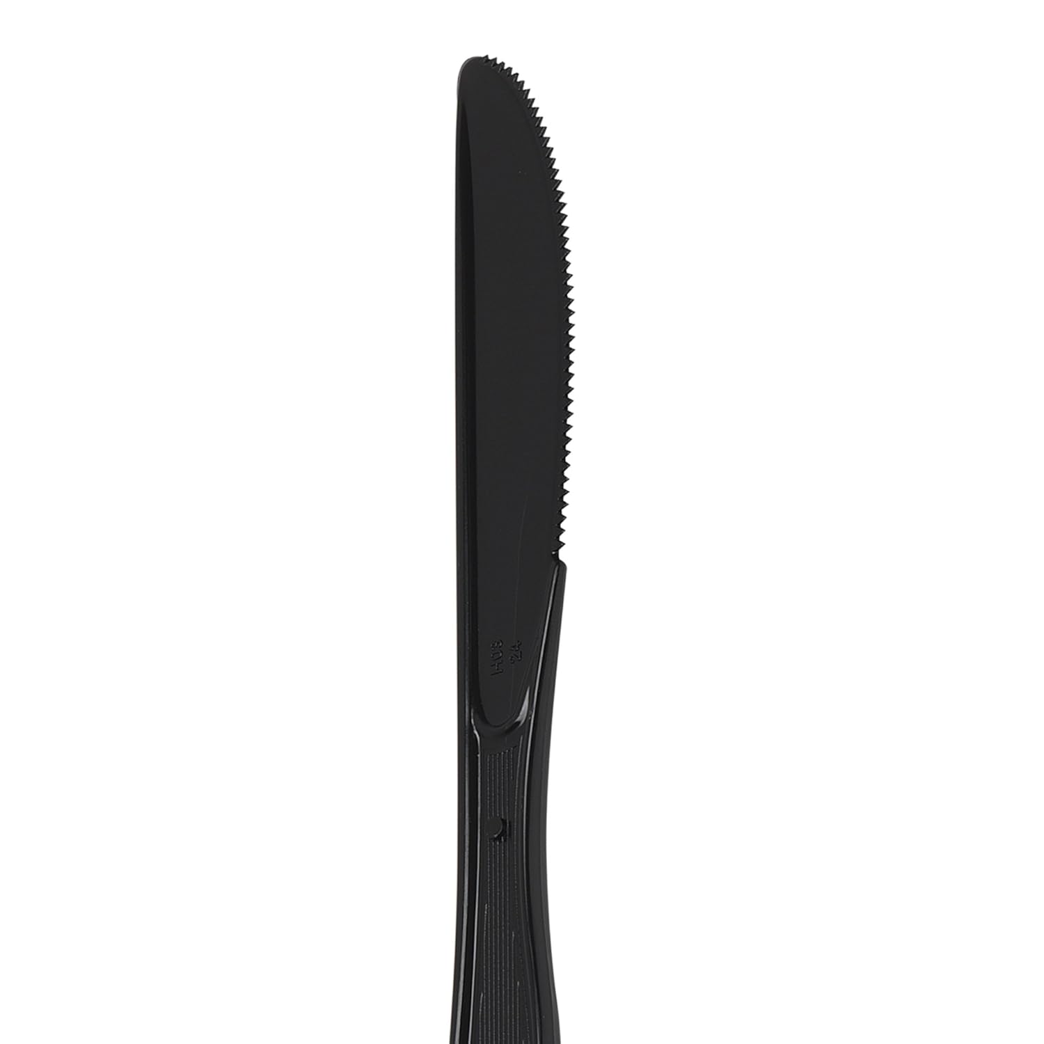 Dixie Cuchillo de plástico de polipropileno pesado de 7 pulgadas envuelto individualmente por GP PRO (Georgia-Pacific), negro, PKH53C (caja de 1,000)