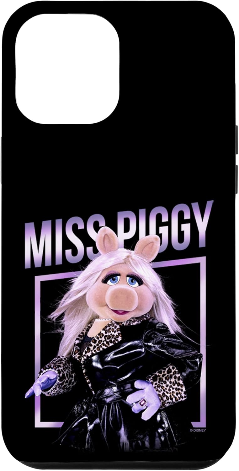 Funda para iPhone 14 Pro Max Disney The Muppets Miss Piggy Glam