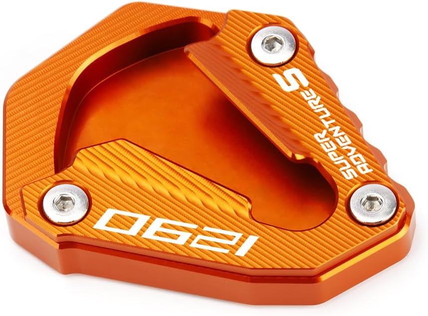 Placa de extensión para soporte lateral de motocicleta compatible con KTM 1290 Super Adventure S 2021 2022 2023  Soporte de almohadilla de pie 1290