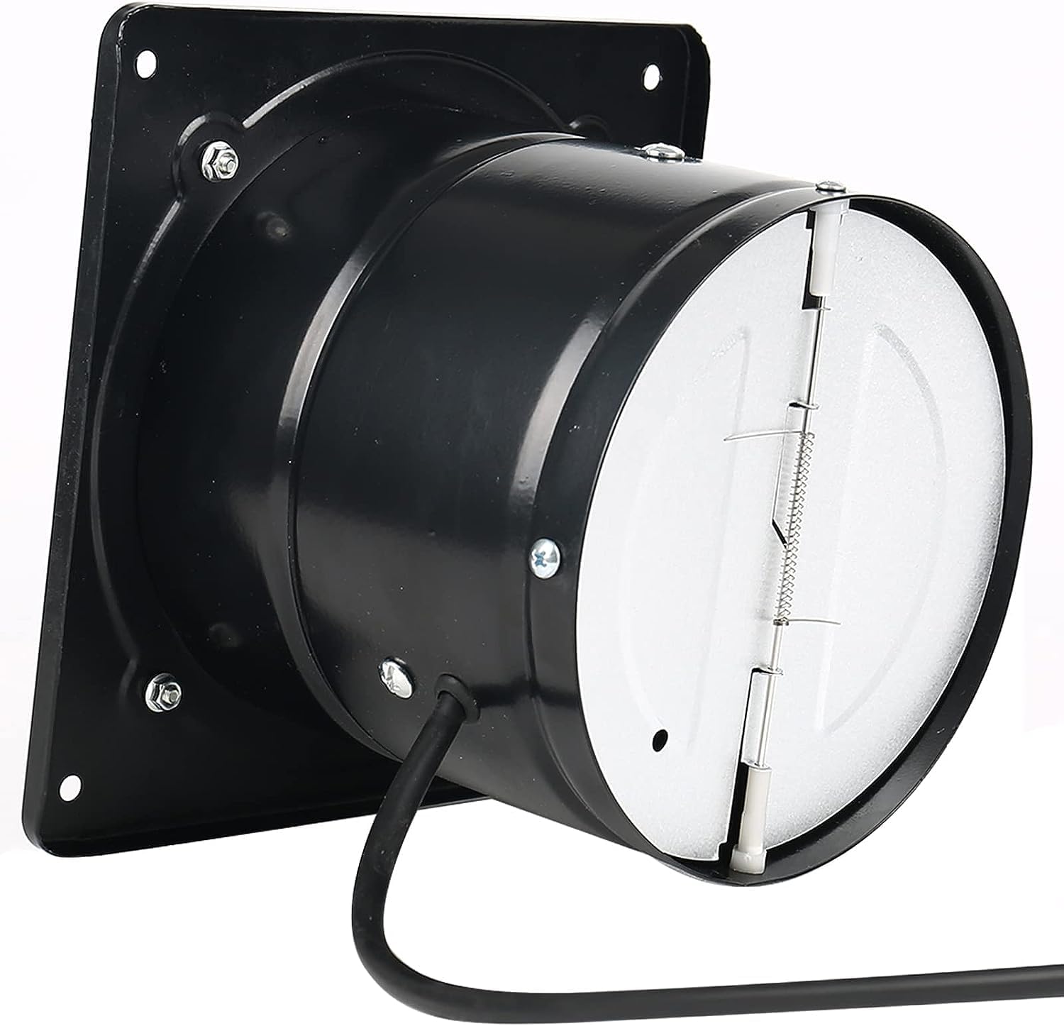 Ventilador de escape con enchufe, ventilador de ventilación a través de la pared de 10 pulgadas 1088CFM con motor de cobre puro ligero, para