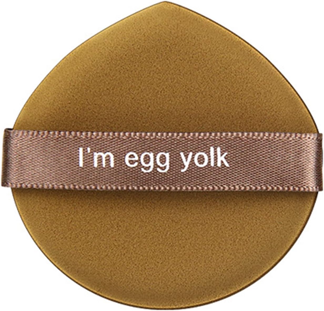 Esponja de maquillaje transpirable de doble cara de ajuste seguro para base de maquillaje compatible con mujeres sabor chocolate