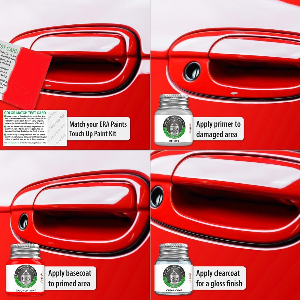 ERA Paints PBUKBU – True Blue Pearl para DODGE – Tarro de pintura de retoque automotriz de coincidencia exacta – Kit básico