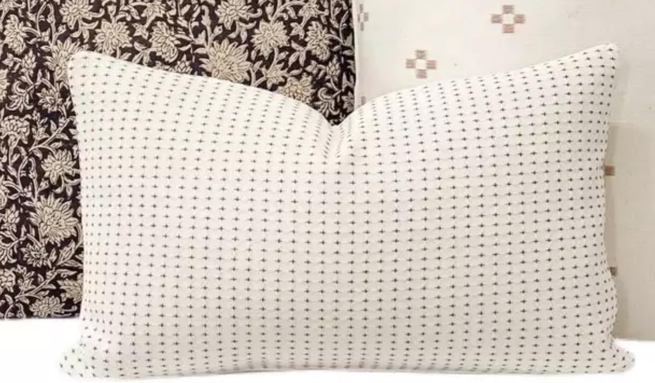 Juego de fundas de almohada decorativas modernas (4 fundas de almohada), estilo de transición, duradero, los tamaños varían 22 x 22, (2X) 20 x 20,