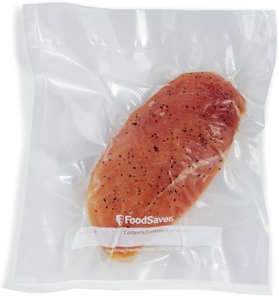 FoodSaver Paquete de bolsas selladoras al vacío y bolsas selladoras al vacío fáciles de llenar