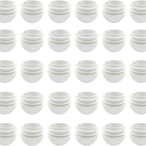 Litoexpe Tapones redondos de plástico de 1-14 pulgadas, 30 piezas de inserciones de tubo blanco protectores deslizantes para patas de silla, tapas Litoexpe Tapones redondos de plástico de 1-14 pulgadas, 30 piezas de inserciones de tubo blanco protectores deslizantes para patas de silla, tapas