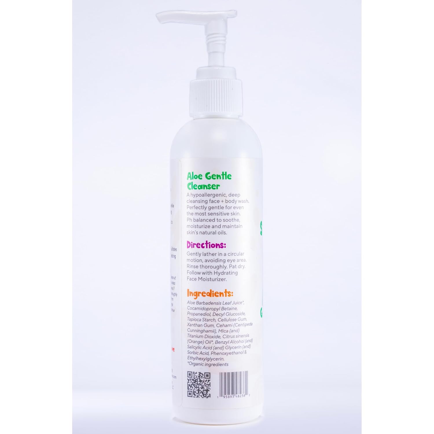 Paquete de cuidado de la piel  Limpiador suave de aloe  Hidratante facial hidratante  Esponja limpiadora  Juego de bolsas de viaje  Nutritivo