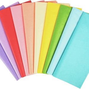 Simetufy 60 hojas de papel de seda para bolsas de regalo, 10 papel de seda de color pastel para manualidades, papel de seda de arte a granel, papel Simetufy 60 hojas de papel de seda para bolsas de regalo, 10 papel de seda de color pastel para manualidades, papel de seda de arte a granel, papel