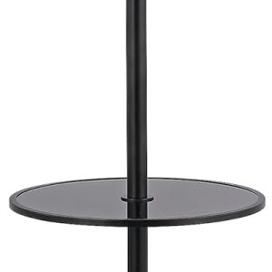 JONATHAN Y JYL3055D Cora – Mesa auxiliar LED de metal y cristal de 60 pulgadas y lámpara de pie, contemporánea, de transición para dormitorio, sala JONATHAN Y JYL3055D Cora – Mesa auxiliar LED de metal y cristal de 60 pulgadas y lámpara de pie, contemporánea, de transición para dormitorio, sala