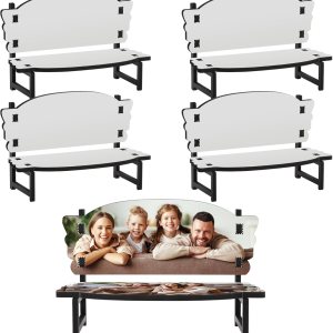 Paquete de 5 unidades de decoración de silla de banco conmemorativa en blanco, hecho a mano, marco de fotos de banco náutico, transferencia de Paquete de 5 unidades de decoración de silla de banco conmemorativa en blanco, hecho a mano, marco de fotos de banco náutico, transferencia de