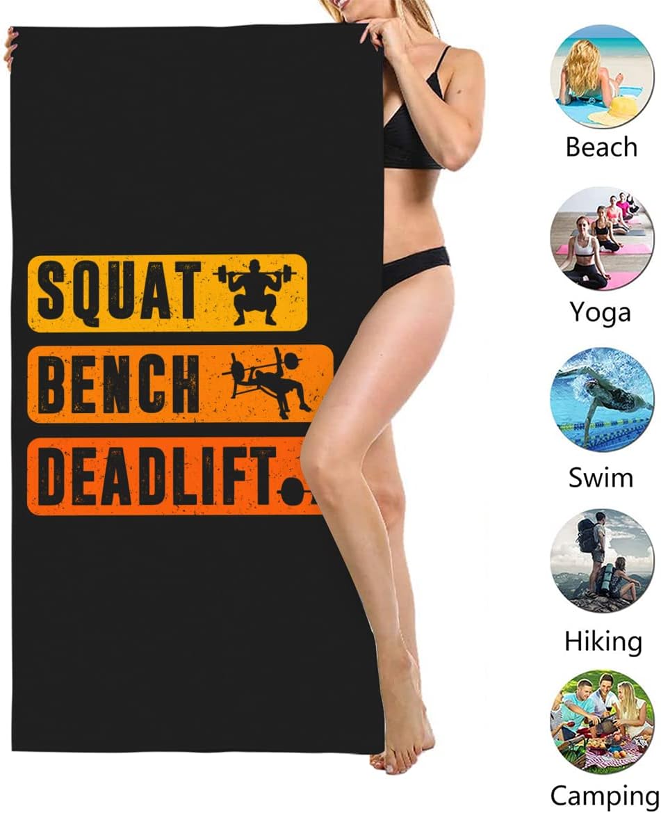 XEMznz Toalla de playa de microfibra sin arena, de secado rápido, súper absorbente, de lujo, de gran tamaño, para viajes, piscina, baño, campamento,
