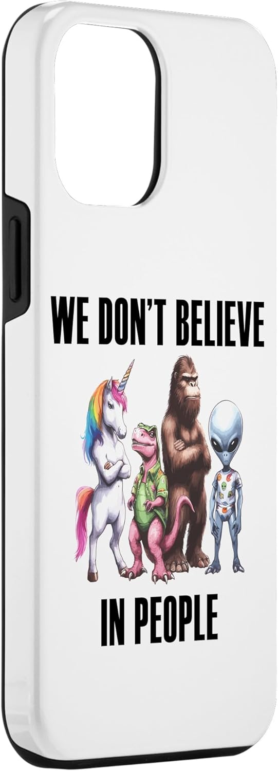 Funda para iPhone 14 Pro Max Unicornio Bigfoot Dinosaurio Alien Misteriosos Seres Legendarios
