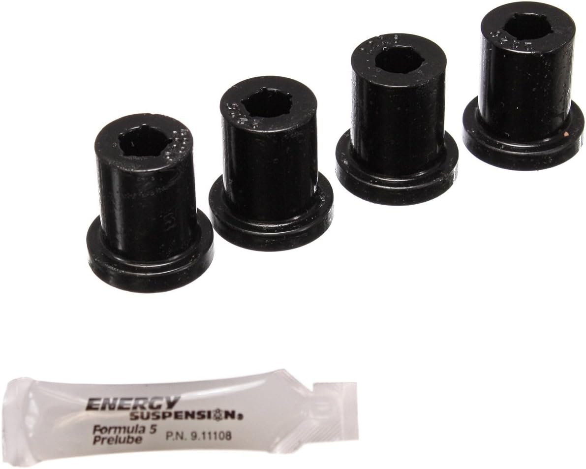Energy Suspension 2.2117G Juego de grilletes del mercado de accesorios, negro