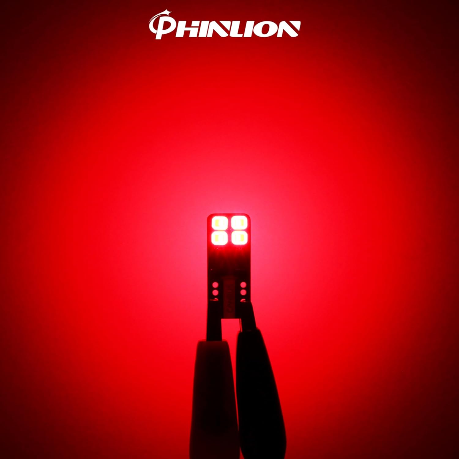 Phinlion – Luces LED, 4 unidades T10 2835 8 W