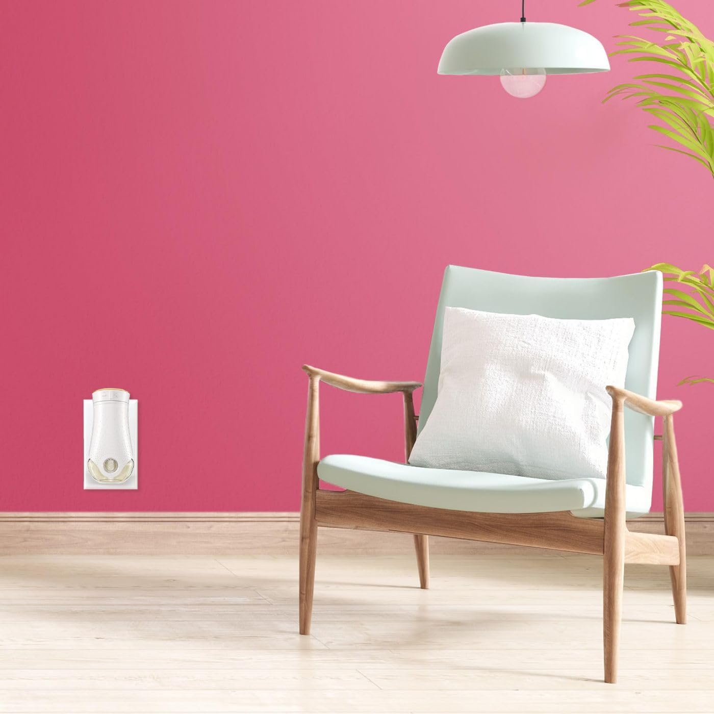 Glade PlugIns – Kit de iniciación de ambientador, aceites esenciales y perfumados para el hogar y el baño, rosa y floración, 4.02 onzas líquidas, 2