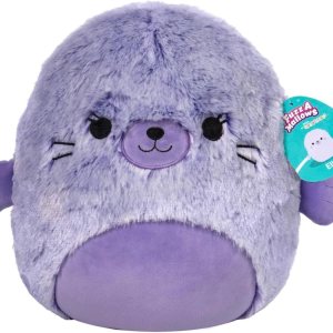 Squishmallow Kellytoy Oficial Fuzz-A-Mallows Squishy Animal de peluche suave (12 pulgadas, Ellen Seal) Squishmallow Kellytoy Oficial Fuzz-A-Mallows Squishy Animal de peluche suave (12 pulgadas, Ellen Seal)