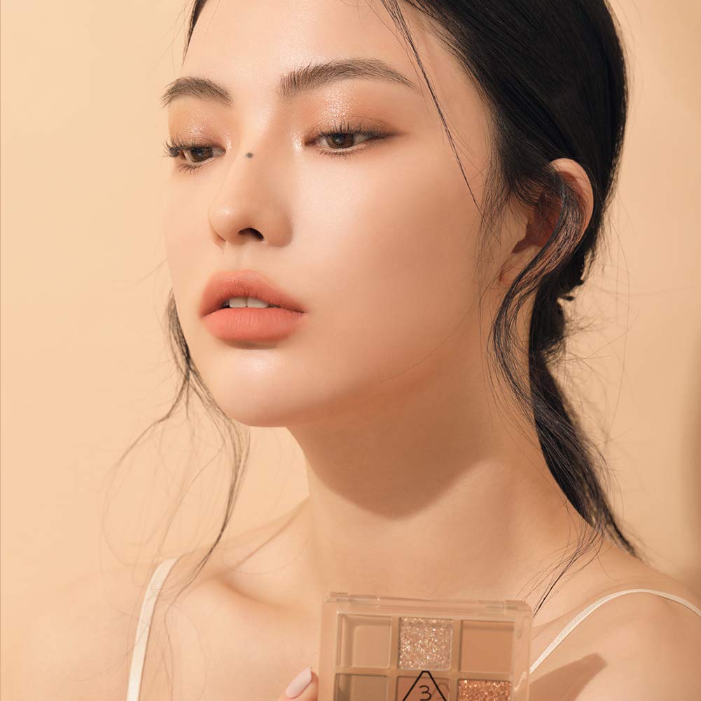 3CE Paleta de colores de ojos multi claro cálido y fresco #Butter Cream 9Colors Peal Glow sombra de ojos Staylenanda