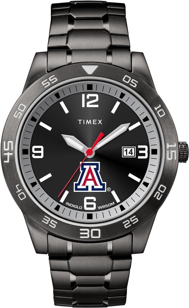 Acclaim Reloj de cuarzo de 1.654 in con correa de acero inoxidable para hombre