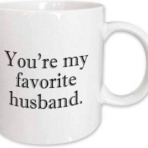 3dRose You’Re My Favorite Husband – Taza de 15 onzas, color blanco 3dRose You’Re My Favorite Husband – Taza de 15 onzas, color blanco