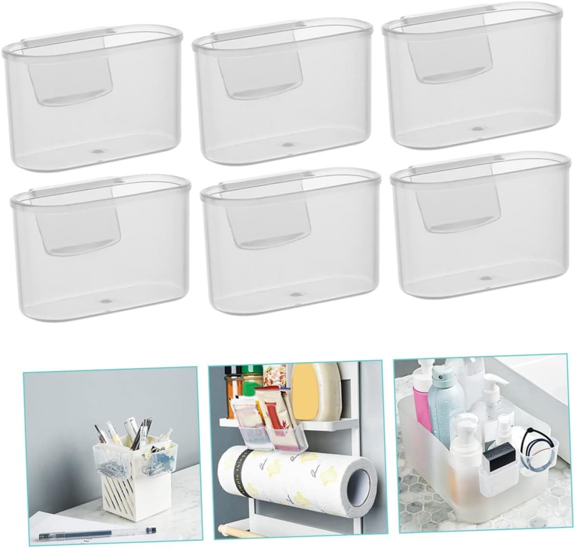 Hemoton Caja de almacenamiento para puerta lateral de refrigerador, 24 unidades, mini refrigerador, mini refrigerador, estante de repuesto para