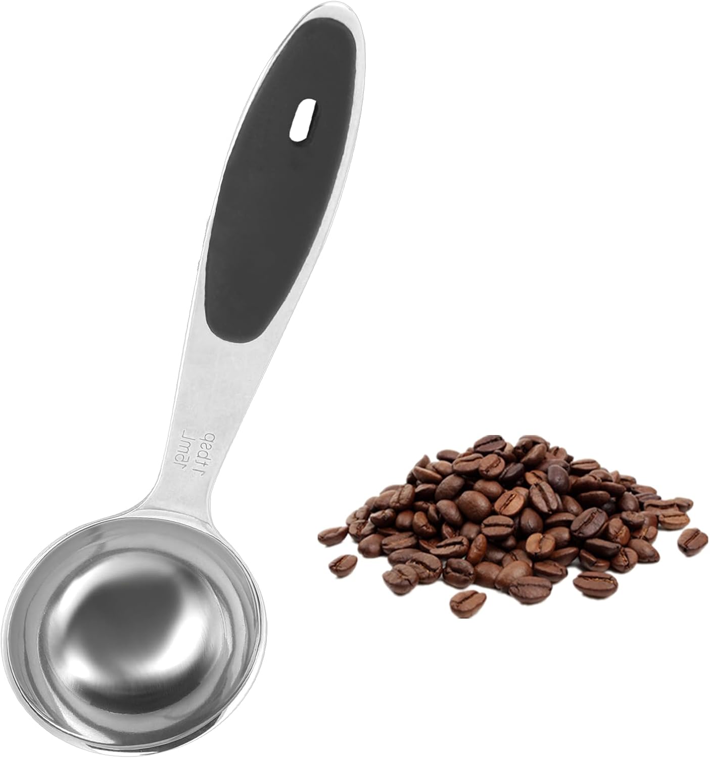 1 cucharada (3 cucharaditas  0.5 fl oz  15 cc  0.5 onzas) cuchara medidora de mango largo, cuchara de mesa de acero inoxidable cuchara de café con
