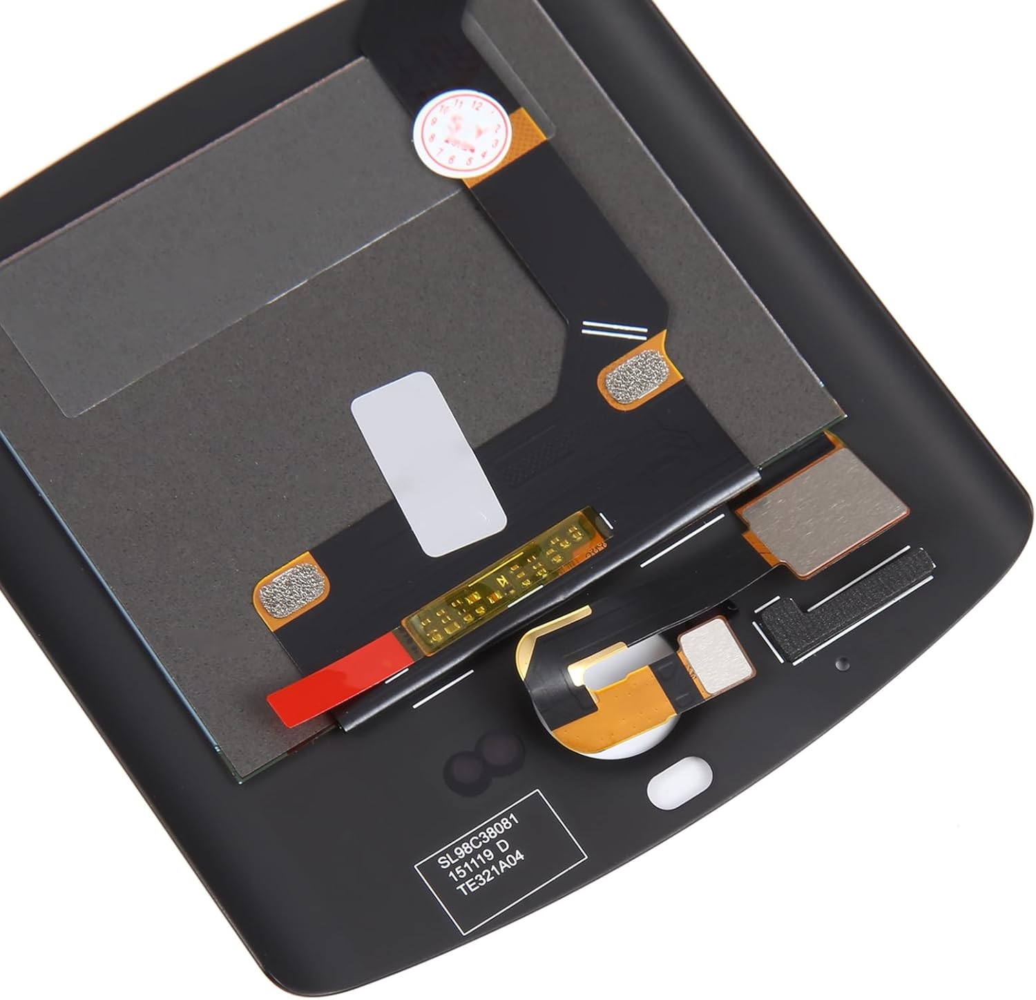 Reemplazo de pantalla LCD de teléfono celular Pantalla LCD secundaria para Motorola Razr 2019 con digitalizador Asamblea completa (negro) Accesorios