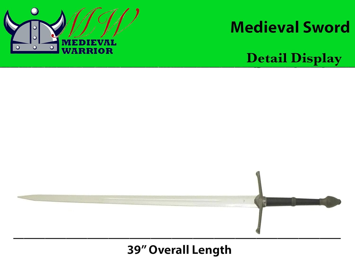 Medieval Warrior Espada vikinga cruzada de la Edad Media con vaina