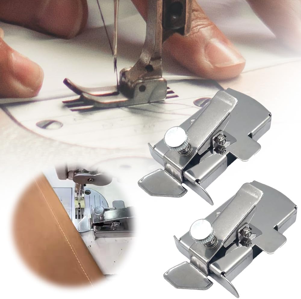 Buddy Sew – Guía de costura magnética, guía de costura magnética para máquina de coser, dobladillo de pie prensatelas, regla de costura para todas