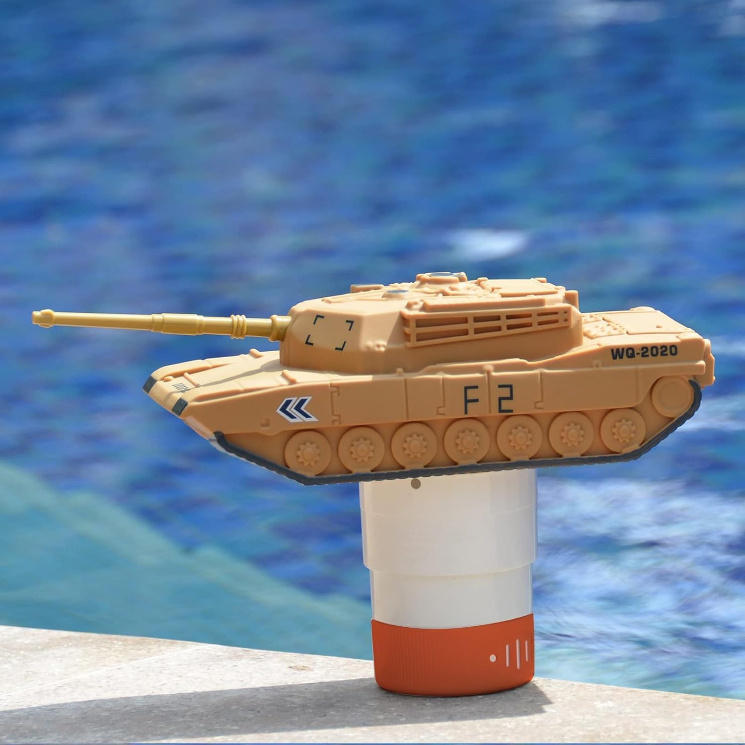 XY-WQ Flotador de cloro, dispensador de cloro flotante para piscina (tanque), se adapta a tabletas de 1 y 3 pulgadas para piscinas grandes y