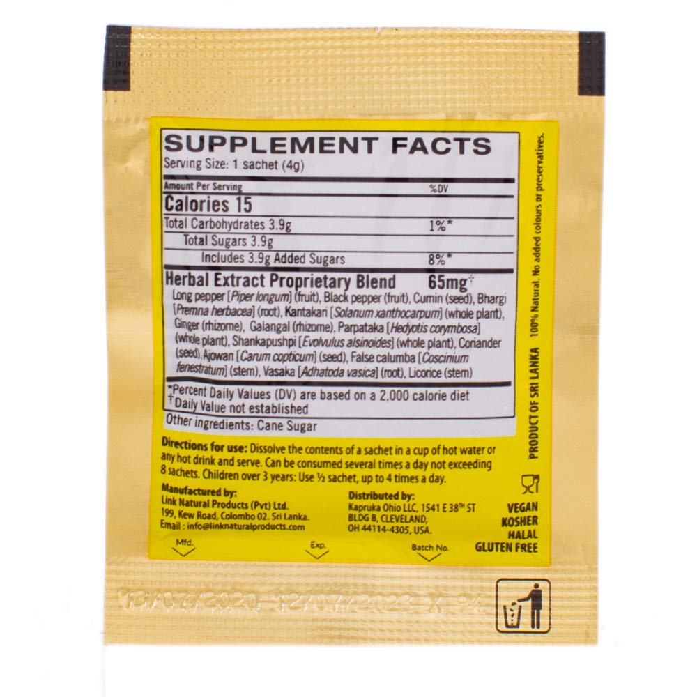Link 14 Herbs Samahan – Té con jengibre (100 bolsas)