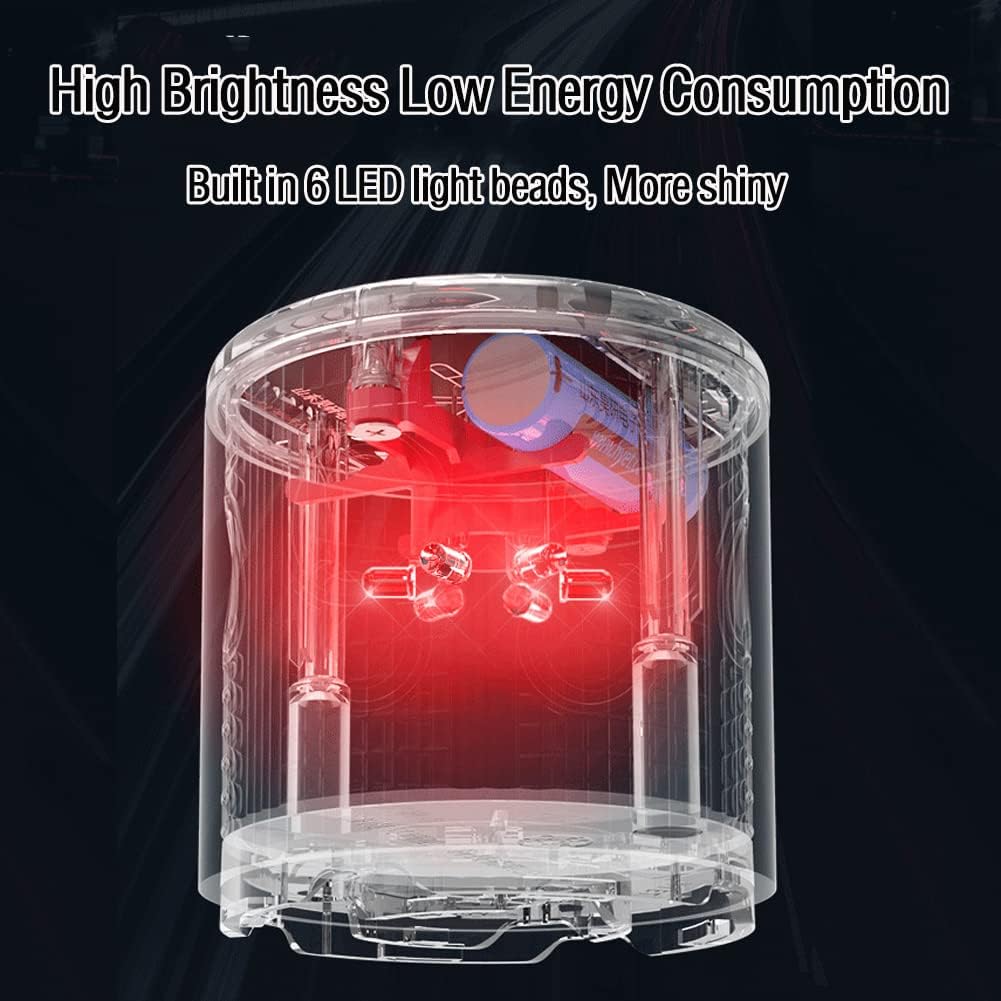 Luz de advertencia estroboscópica solar, súper brillante, funciona con energía solar, luz estroboscópica de advertencia estroboscópica de