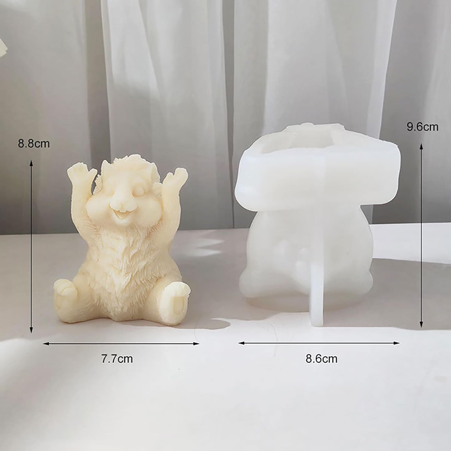 Molde de ardilla, molde para velas de ardilla, molde de animales de ardilla, molde de fundición de resina de ardilla, moldes de fabricación de